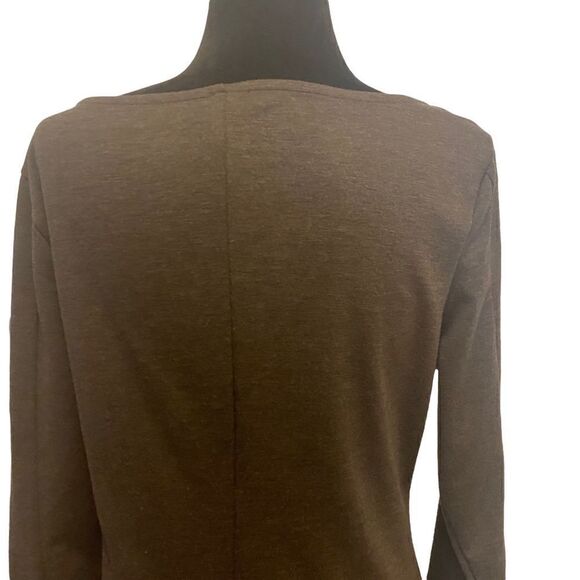 Old Navy Dark Gray Long Sleeve Knit Dress Size Large - Picture 6 of 11